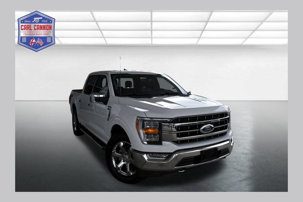 2022 Ford F-150 XL in Oxford White — front three-quarter view