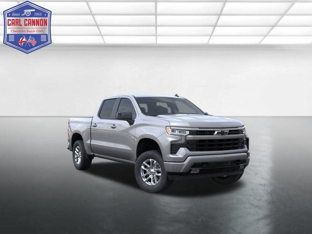 2026 Chevrolet Silverado 1500 RST in Sterling Gray Metallic — front three-quarter view