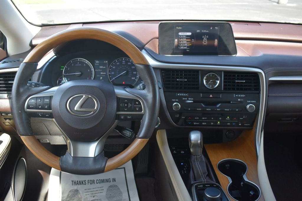 2018 Lexus RX — rear three-quarter view