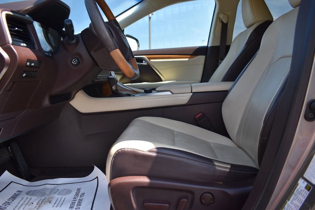 2018 Lexus RX — interior view