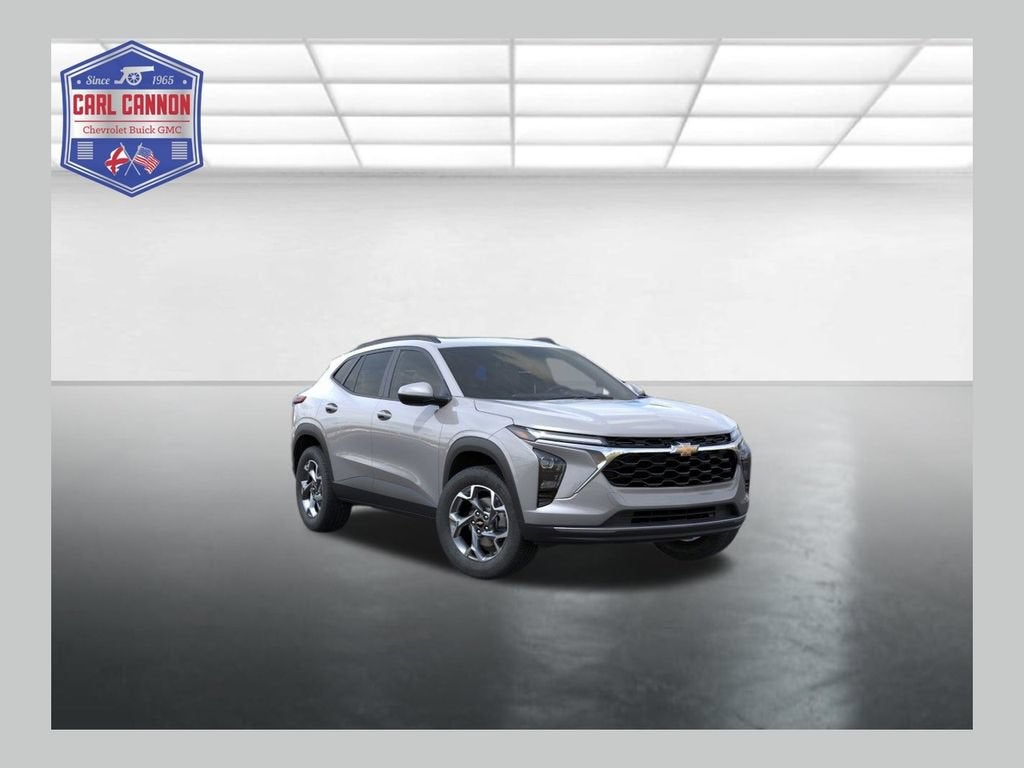 2026 Chevrolet Trax LT in Sterling Gray Metallic — front three-quarter view